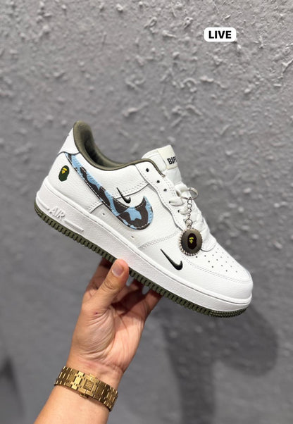 NIKE AIRFORCE BAPE CAMO 2025