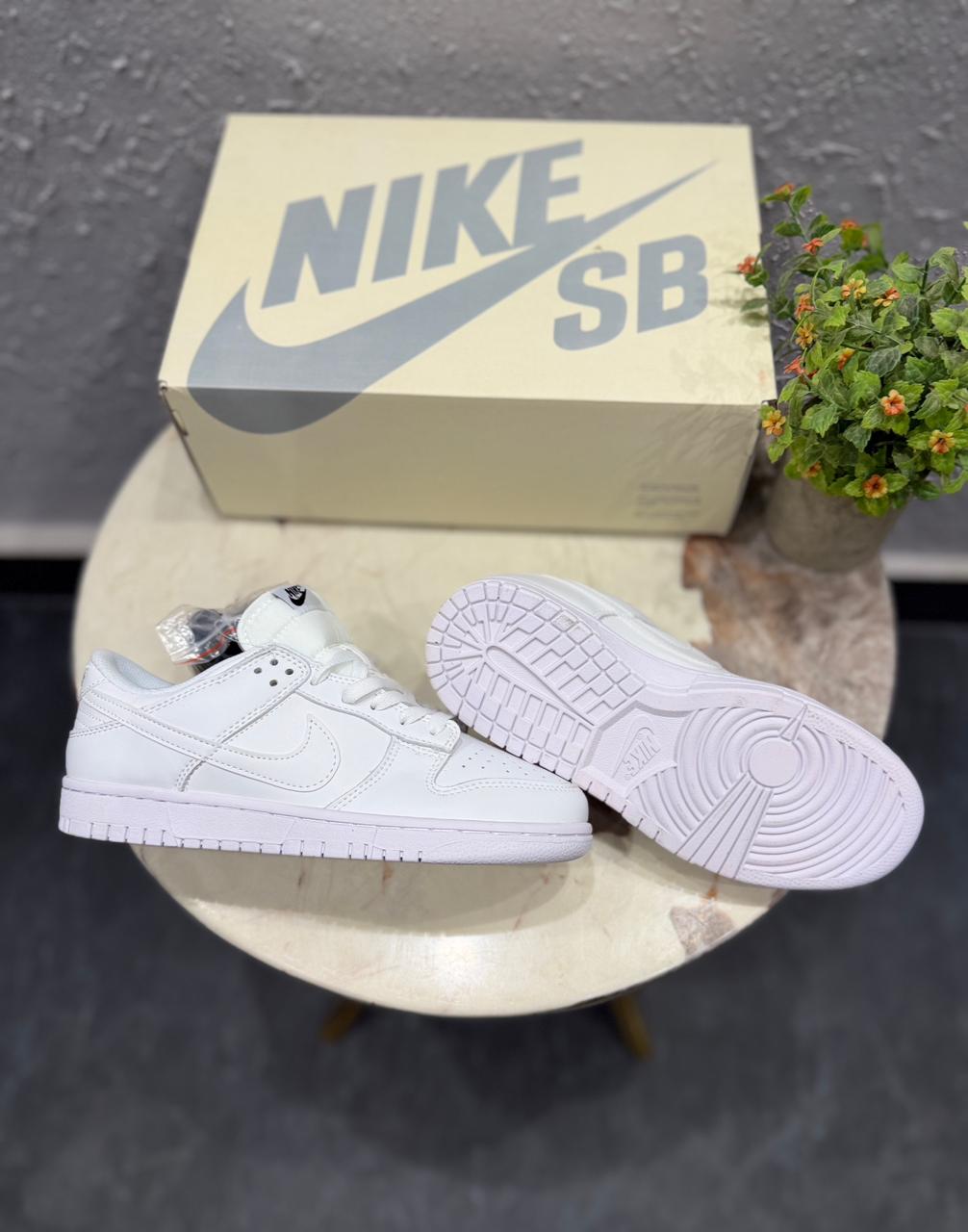 NIKE SB DUNK TRIPPLE WHITE