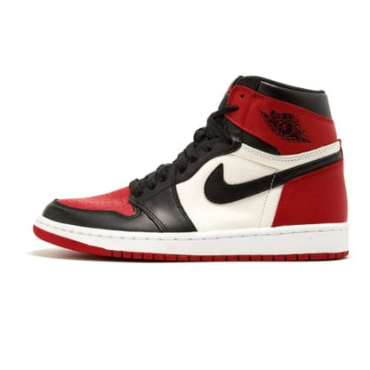 NIKE AIR JORDAN 1 RETRO HIGH OG BRED TOE RED SEMI UA