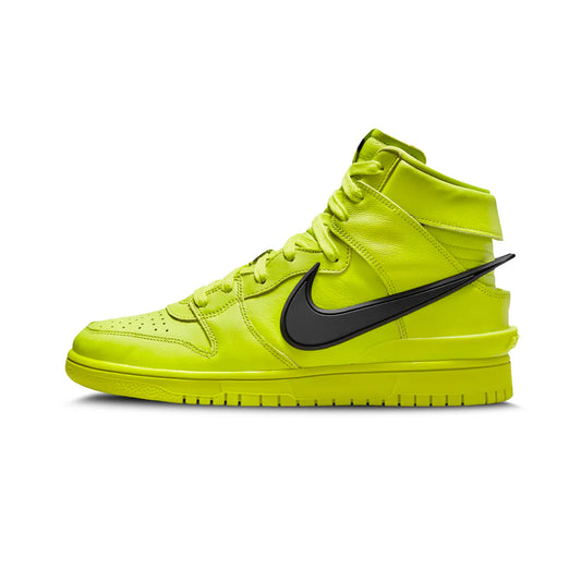 nike dunk high x ambush flash lime