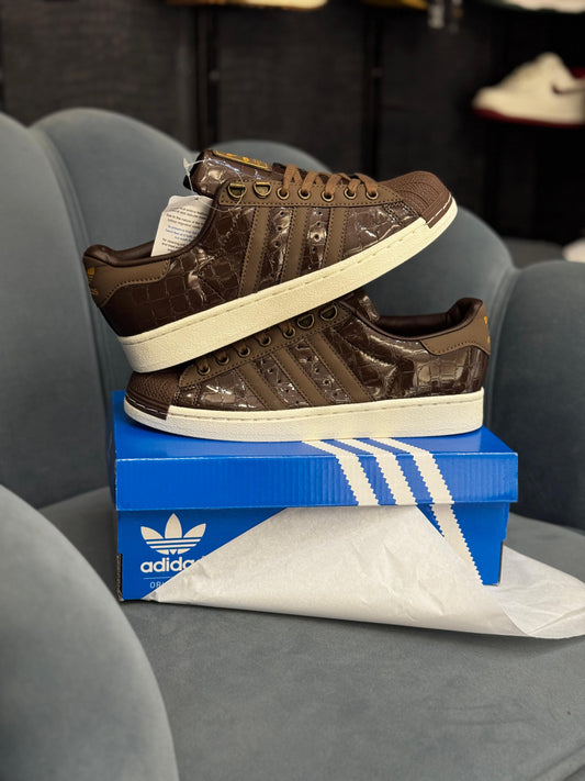 ADIDAS ORIGINALS SUPERSTAR BROWN CROCO