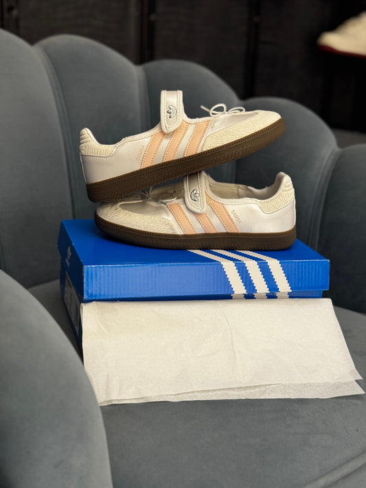 ADIDAS ORIGINALS SAMBA JANE WHITE PINK BALLET