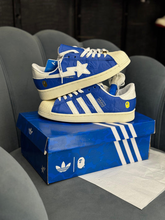 ADIDAS ORIGINAL SUPERSTAR BAPE SKYBLUE