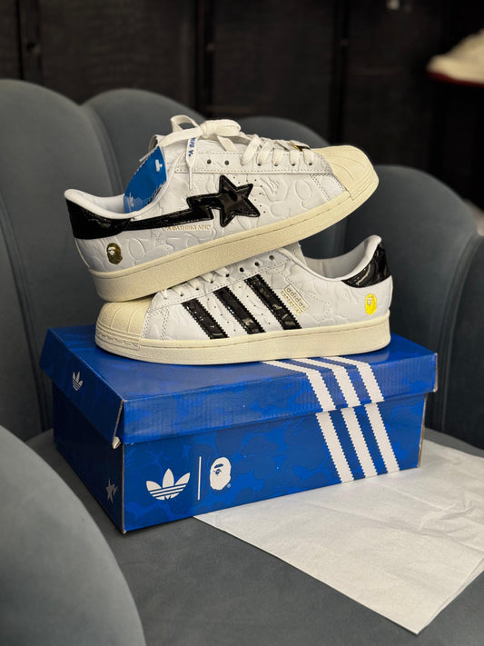 ADIDAS ORIGINAL SUPERSTAR BAPE SKYBLUE