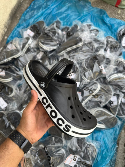 CROCS BAYABAND CLASSIC CLOG BLACK