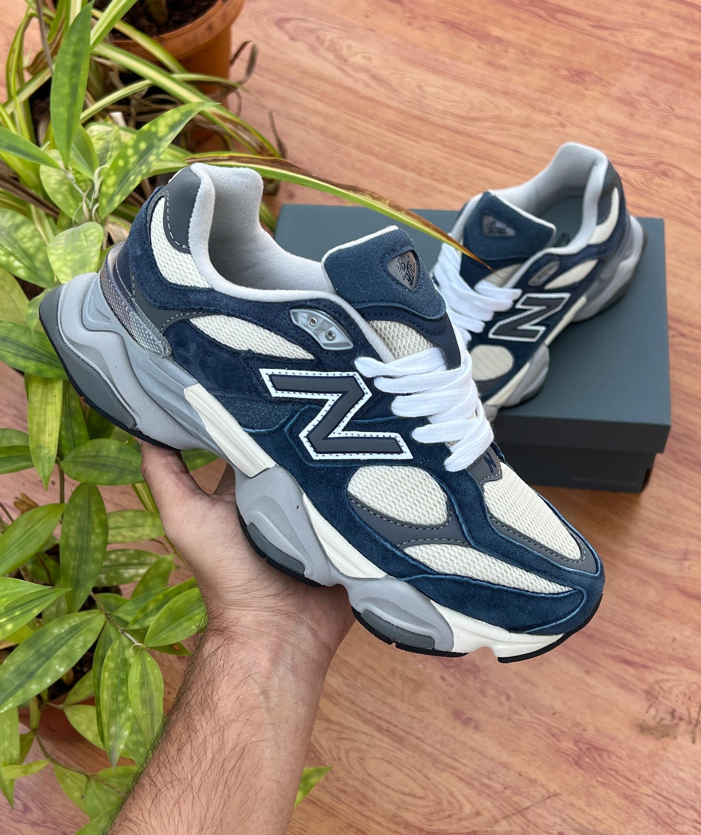 NEW BALANCE 9060 NATURAL INDIGO BLUE SEMI UA