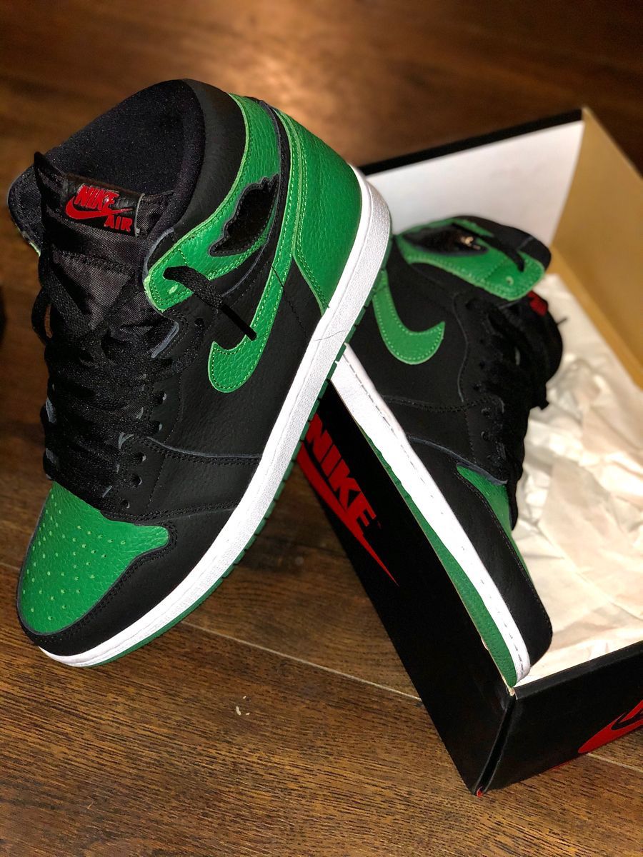 Nike Air Jordan One Pine Black Green