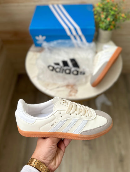 Adidas Samba White Gold