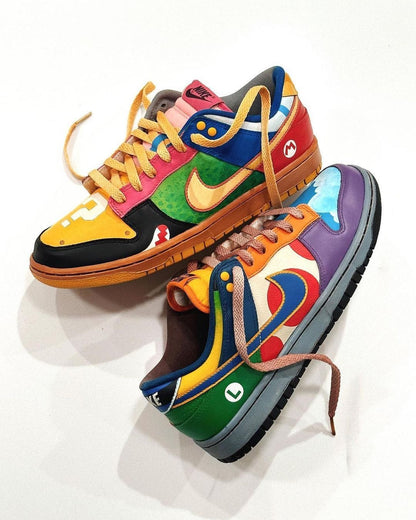 Nike Dunk Low What The Super Mario