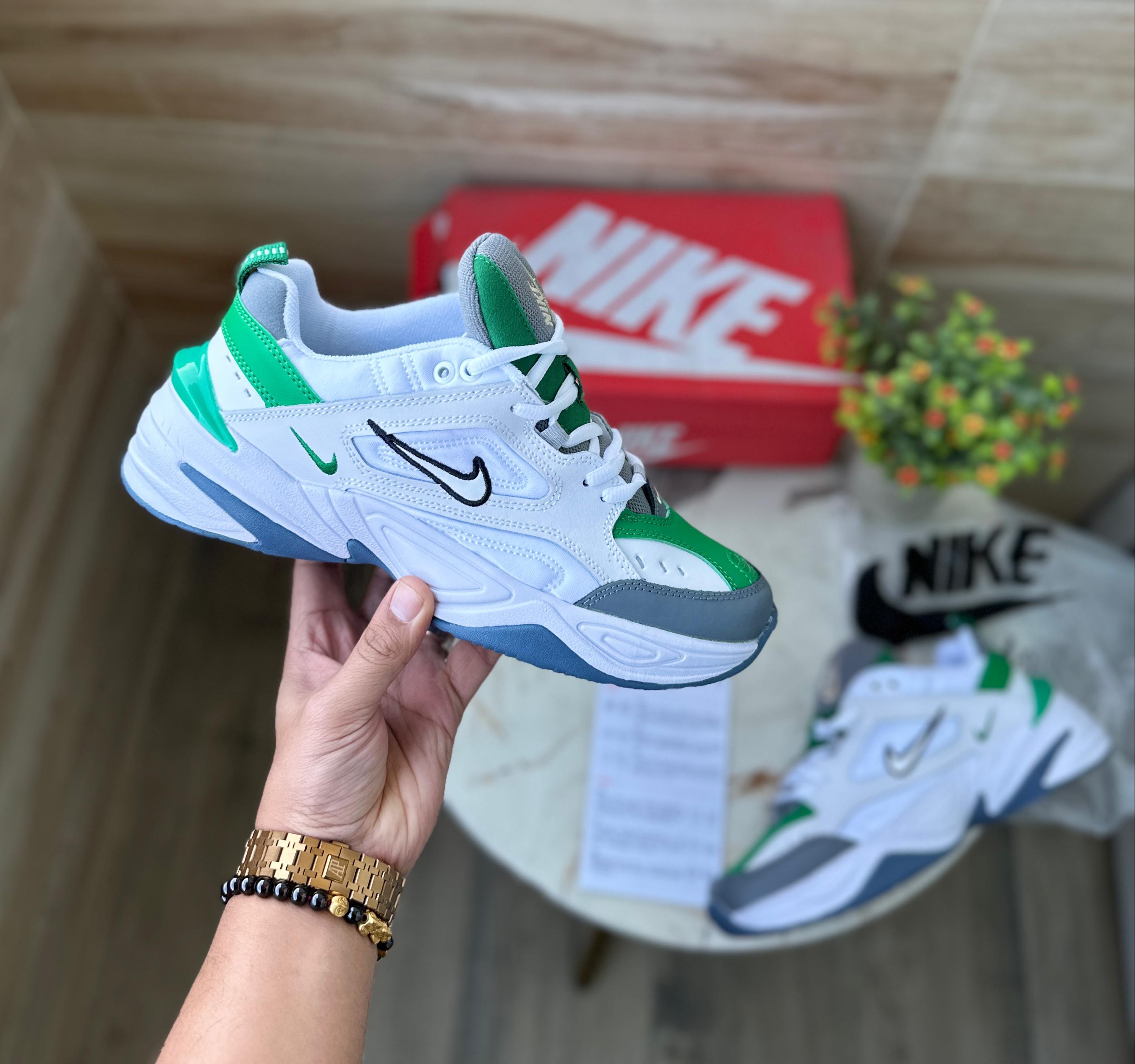 NIKE MK2 TEKNO CHUNKY GREEN Snapkicks