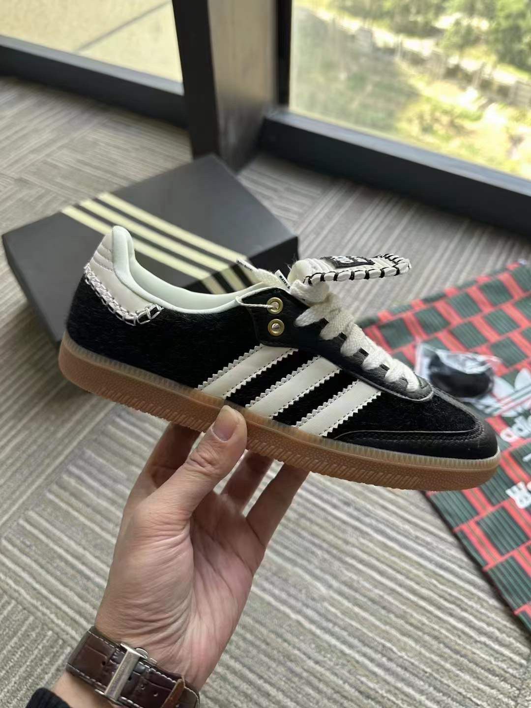 ADIDAS SAMBA x WALES BONER BLACK