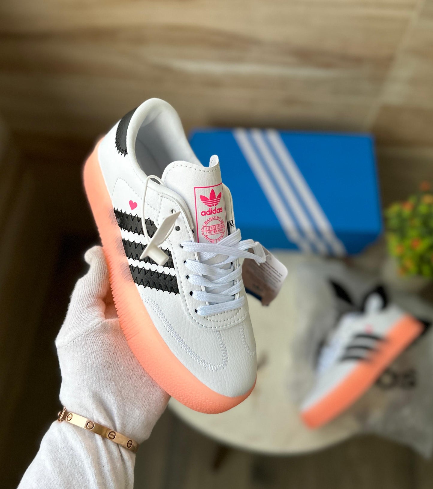 Adidas Orginals Sambarose heart