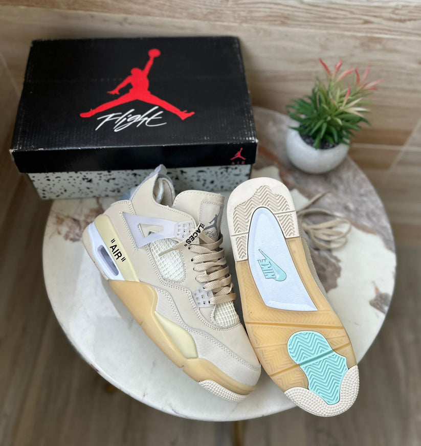jordan retro 4 sail off white