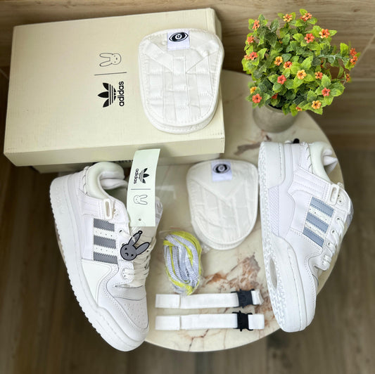 Adidas Bad bunny White Grey