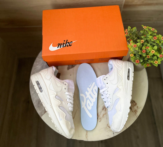 Nike Airmax 1 Patta Tripple White